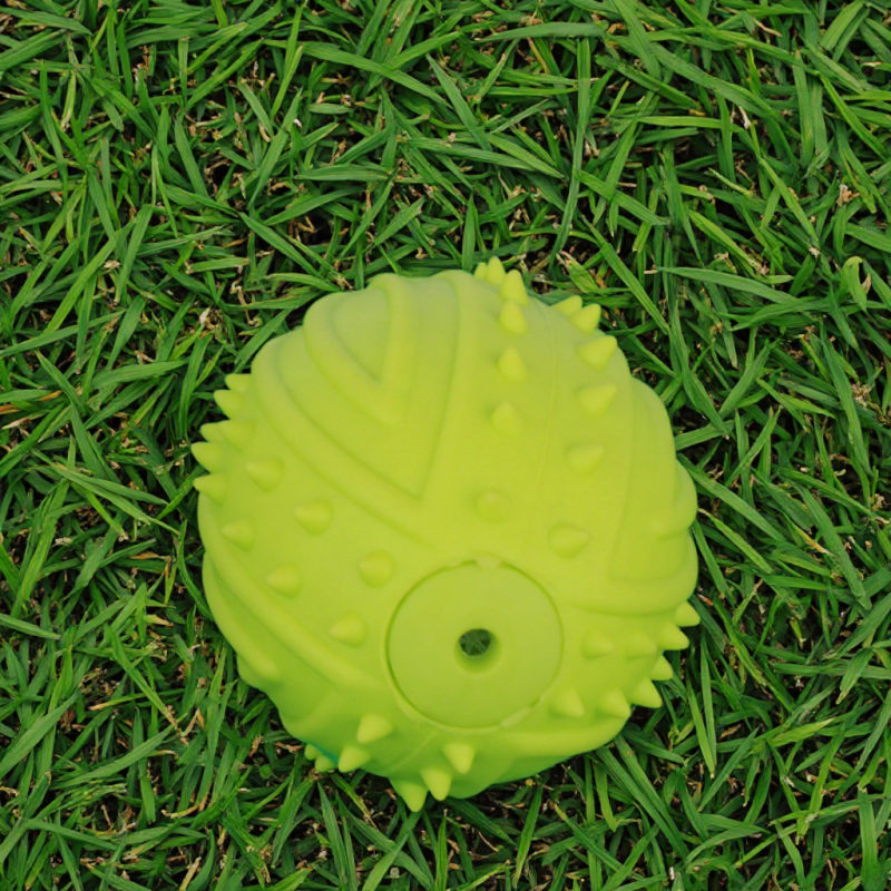 Pet Rugby Toy Manufacturer - OEM TPR Bright Colors Squeaky