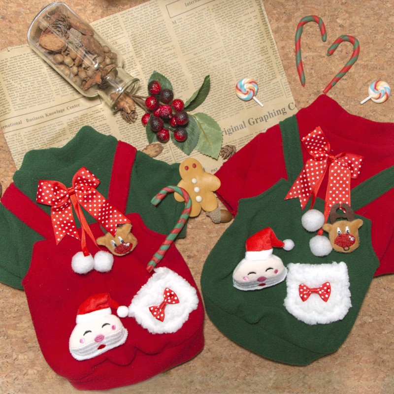 Pet Christmas Clothes Factory - OEM Winter Fleece-Lined Sweatshirt