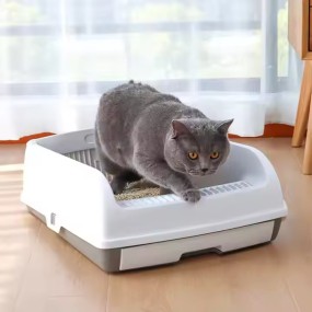 Cat Litter Box Factory - OEM Self-Cleaning Easy Waste