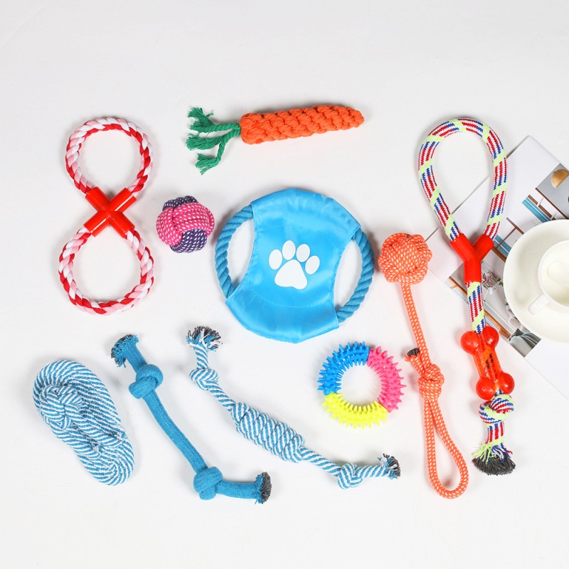 Dog Rope Toy Manufacturer - OEM Cotton Multi-Color Interactive