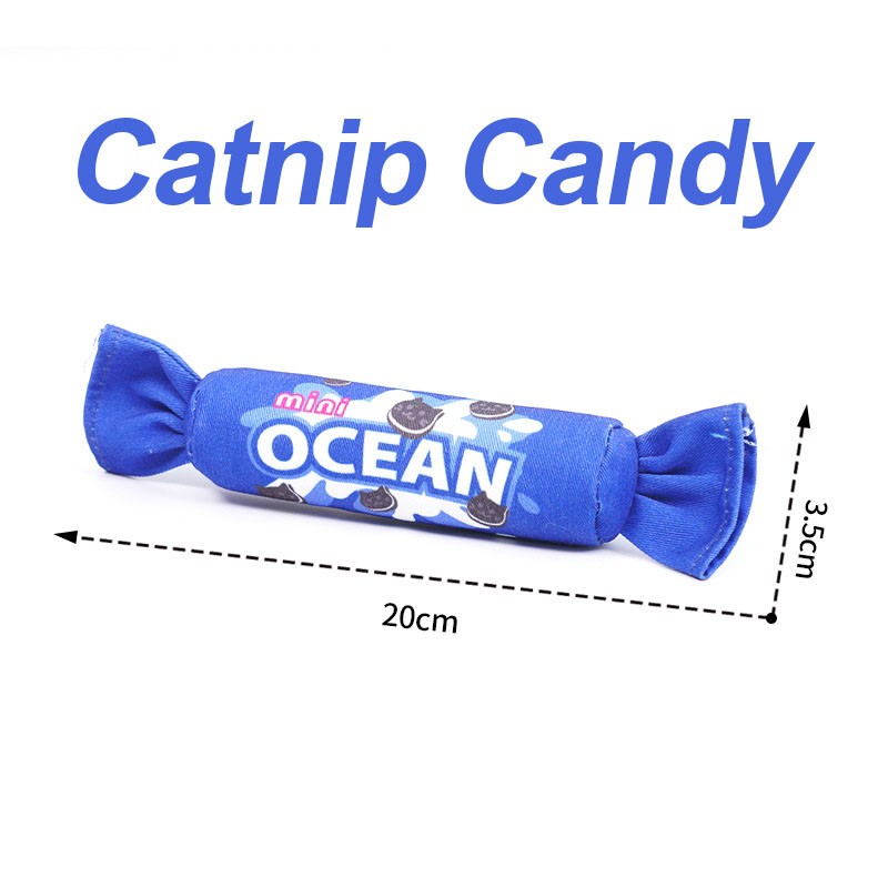 Catnip Toy Manufacturer - OEM Candy Shape Squeaky Molar