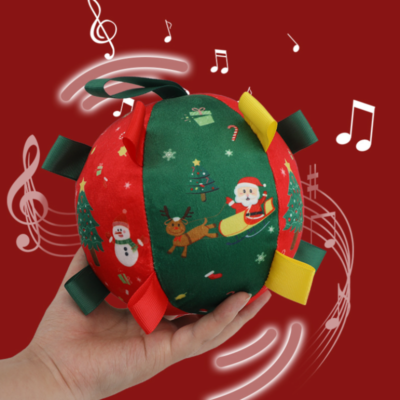 Christmas Pet Toy Factory - OEM Squeaky Built-In Bell Plush