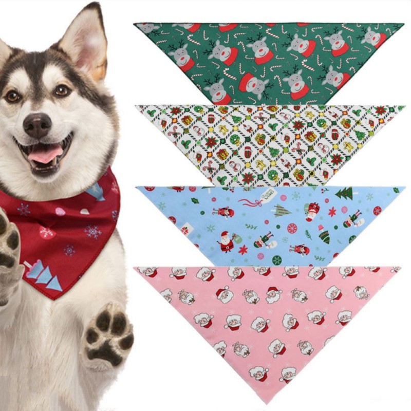 Pet Bandana Manufacturer - OEM Christmas Reversible Bib