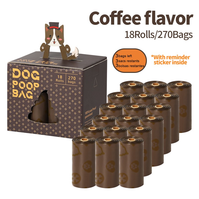 Pet Poop Bag Factory - OEM Eco-Friendly Coffee Scent