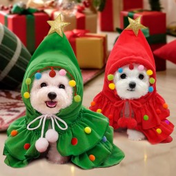 Pet Christmas Costume Manufacturer - OEM Tree Design Cape