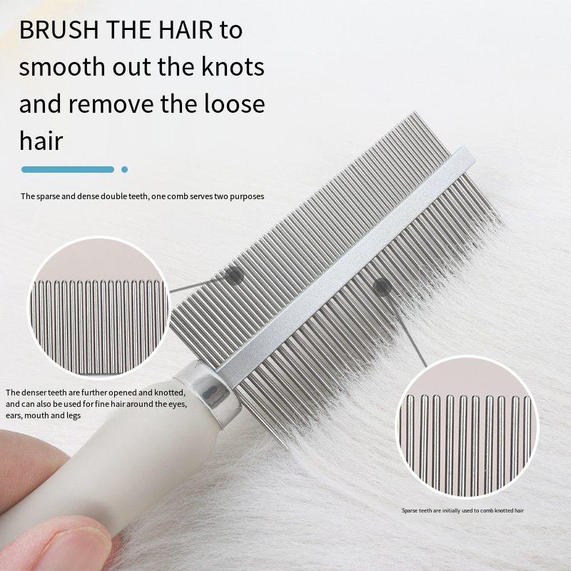 Pet Hair Remover Supplier - Solid Wood Handle Comb