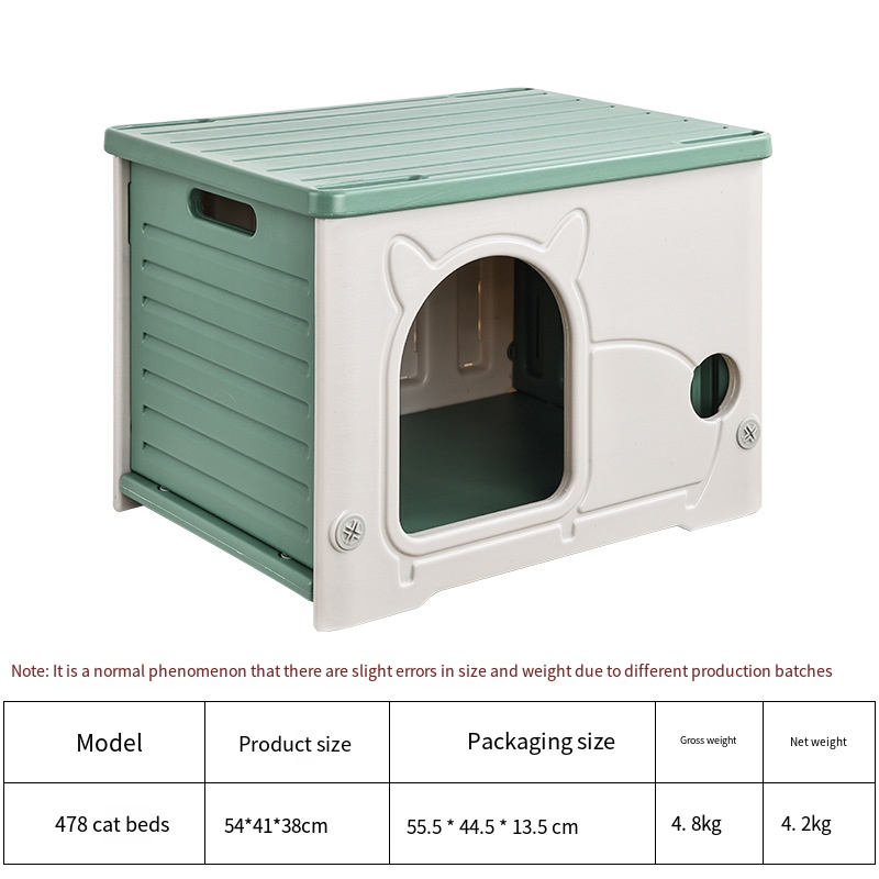 Pet Plastic Nest Factory - Foldable Cold Proof Rainproof