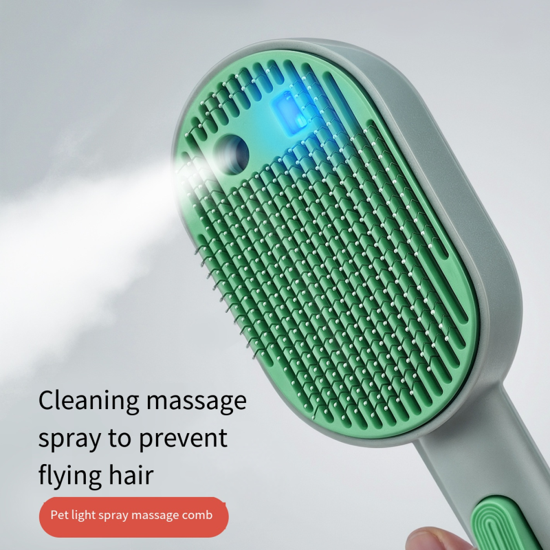 Pet Grooming Brush Supplier - Self Cleaning Electric Hair Removal