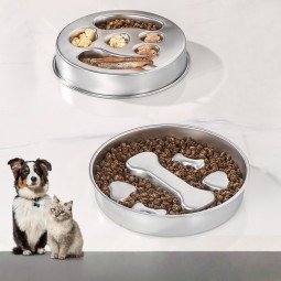 Dog Food Feeder Factory - Anti-Choking Stainless Steel