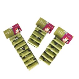 Biodegradable Poop Bag Supplier - Green Cartoon Style Excrement