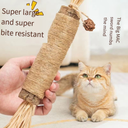 Cat Chew Sticks Supplier - Hemp Raffia Teeth Cleaning
