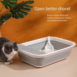 Pet Litter Box Supplier - Silicone Foldable Space-Saving