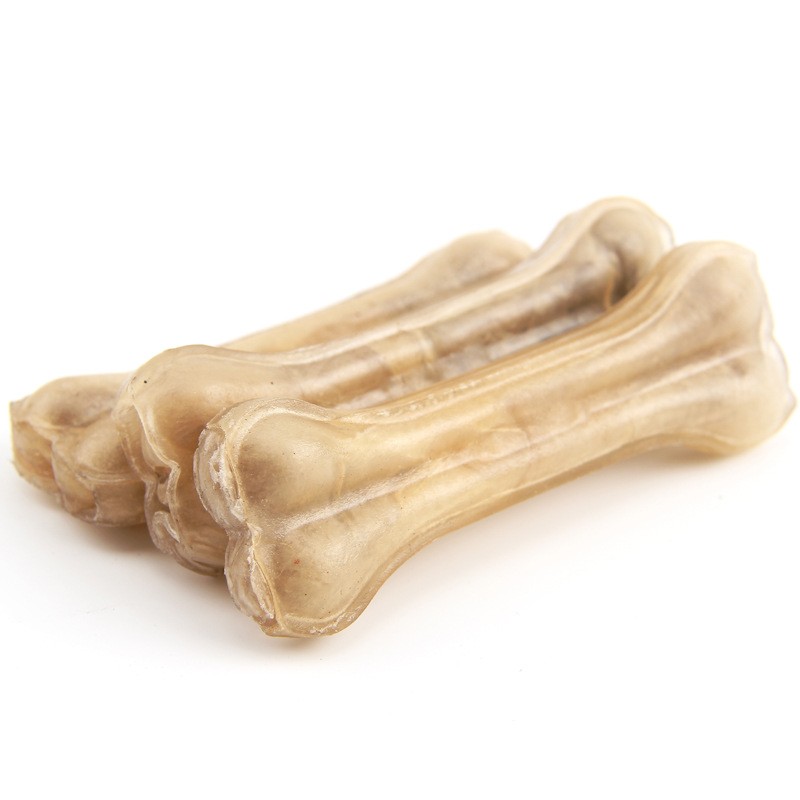 Pet Teeth Grinding Snacks Factory - Cowhide Bone Shape Interactive