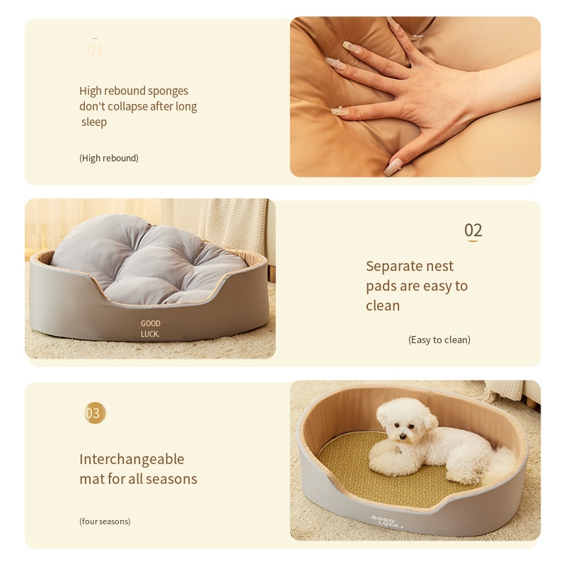 Pet Sleeping Bed Factory - Movable Washable Rest Bed