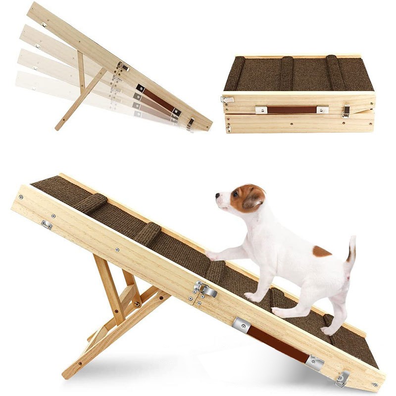 Pet Ramp Supplier - Solid Wood Adjustable Sofa Car