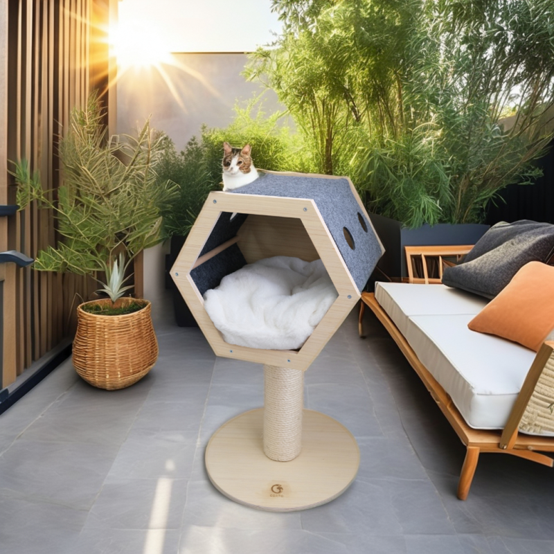 Cat Climbing Tree Factory - Fashionable Sisal Felt Plush