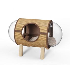 Cat House Manufacturer - Modern Elevated Wooden Legs