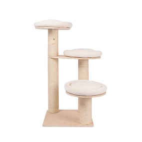 Small Cat Tree Factory - Exquisite Workmanship Sisal Plush