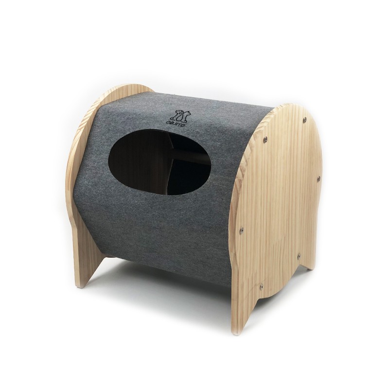Cat Cave Bed Supplier - Custom Printed Wood Felt