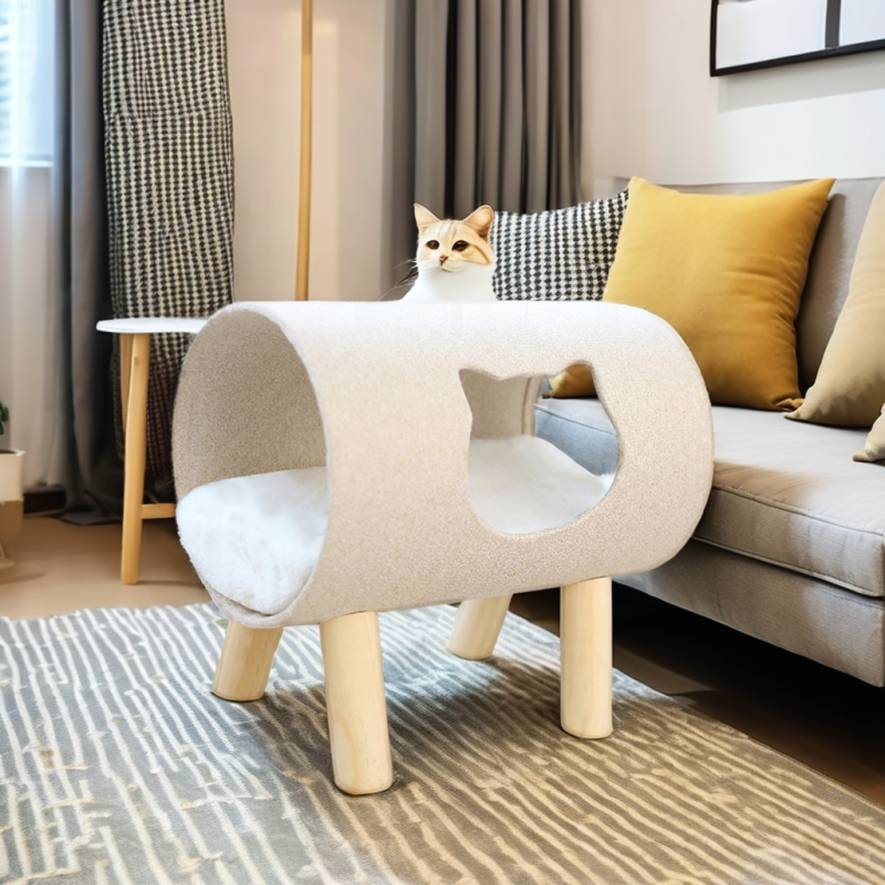 Cat Bed Condo Factory - Eco-Friendly Wood Sisal Felt