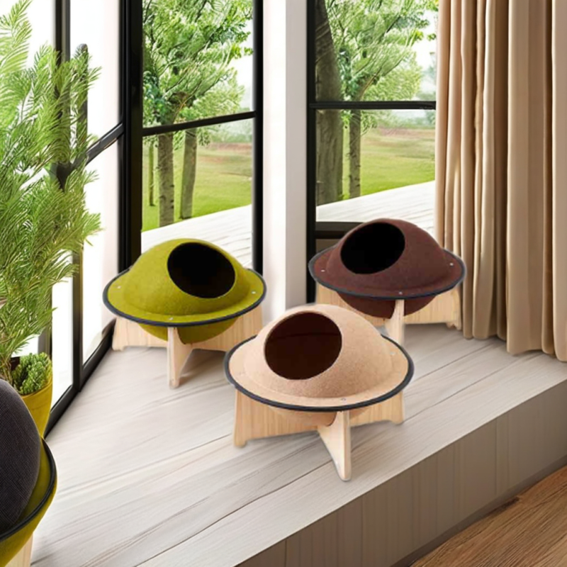 Cat Tree Scratcher Manufacturer - Wooden Felt Type Housing