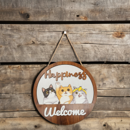 Pet Wall Decor Manufacturer - Custom Wood Plaque Welcome Sign
