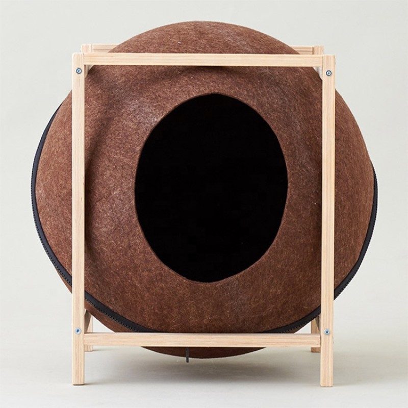 Pet Kennel Supplier - Wool Handmade Felt Cave