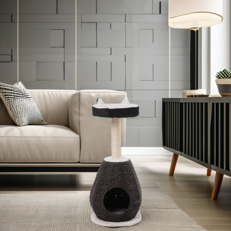 Cat Tree Tower Factory - 21-Inch Wood Sisal PC Material