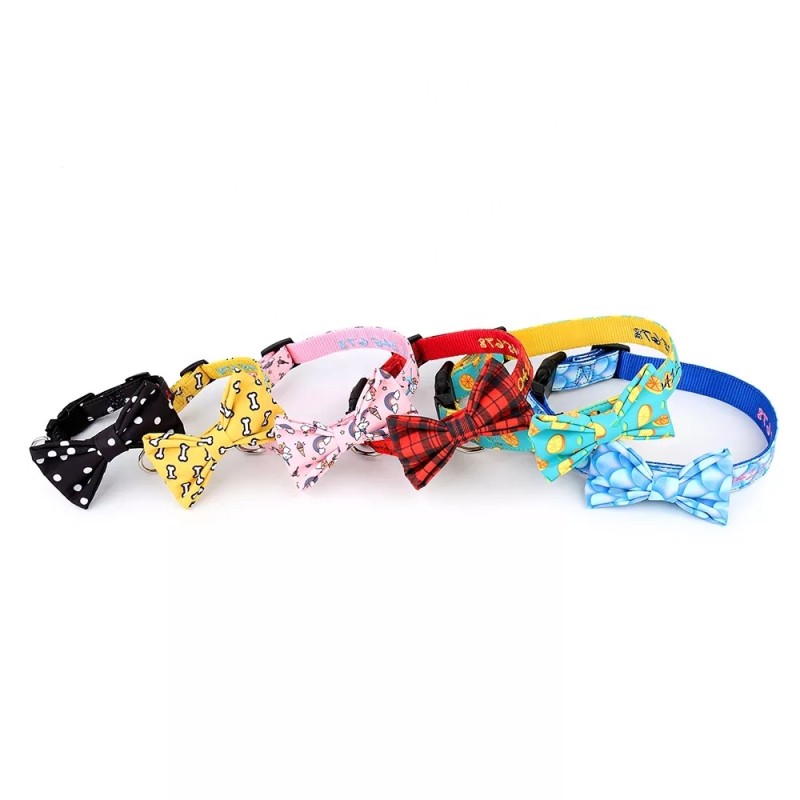 Pet Bow Tie Manufacturer - OEM Custom Print Polyester Necktie