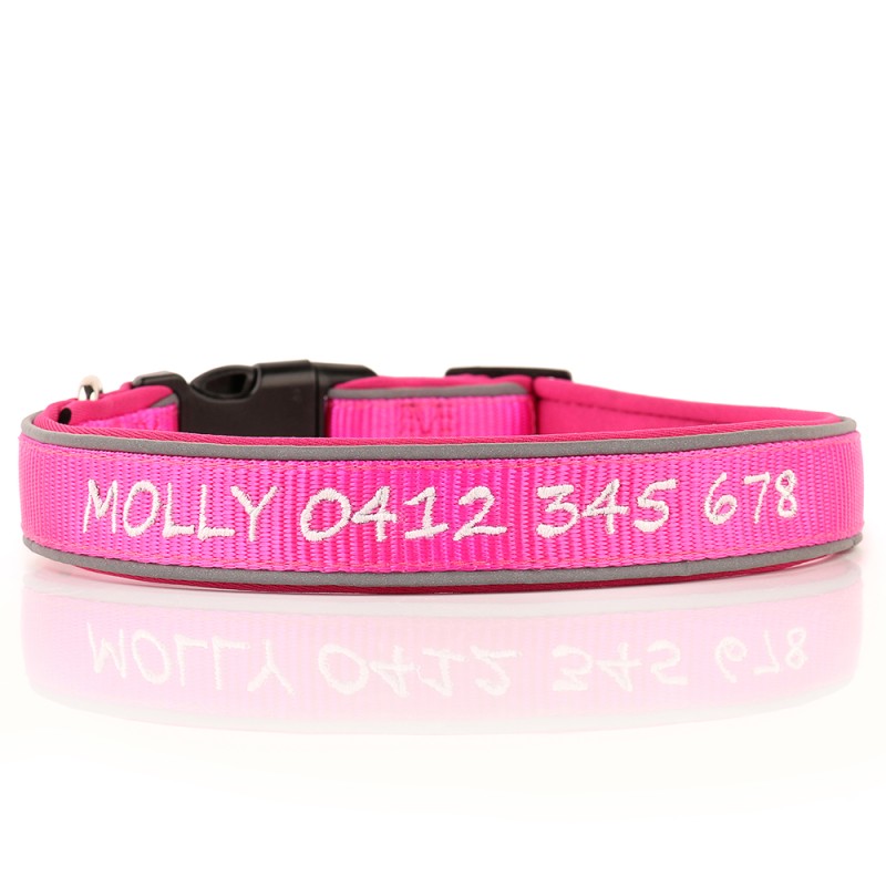 Dog ID Collar Manufacturer - OEM Embroidered Padded Neoprene