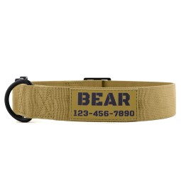 Tactical Dog Collar Manufacturer - OEM Personalized Name Number