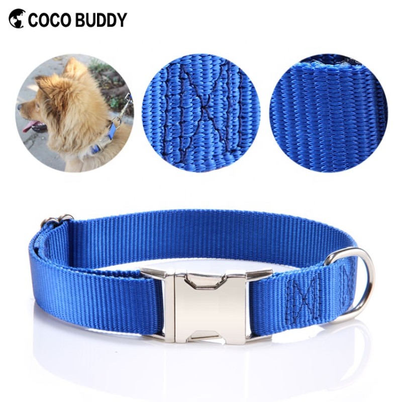 Dog Collar Manufacturer - OEM Classic Pure Nylon Metal