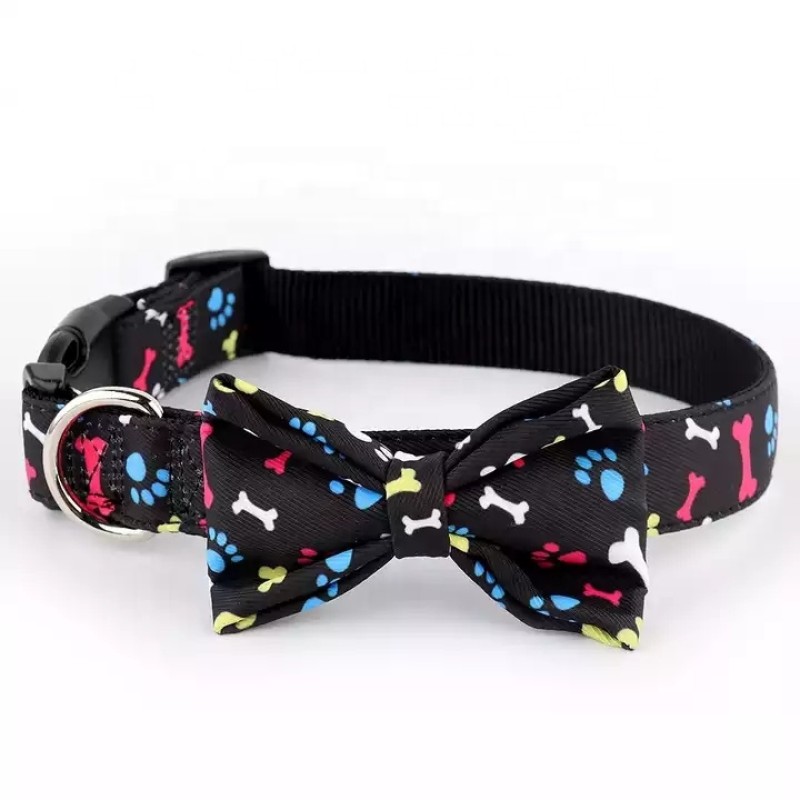 Pet Bow Tie Manufacturer - OEM Custom Print Polyester Necktie