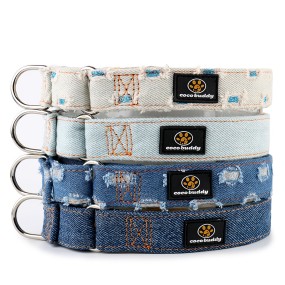 Dog Collar Factory - OEM Adjustable Heavy Duty Denim