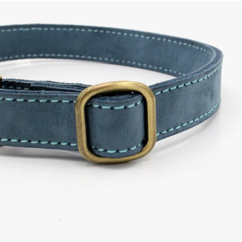 Dog Collar Manufacturer - OEM Genuine Leather Metal Buckle