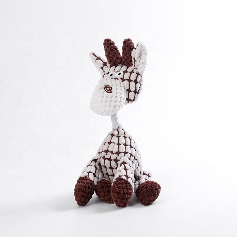 Pet Rope Toy Supplier - Plush Squeak Indestructible Dog