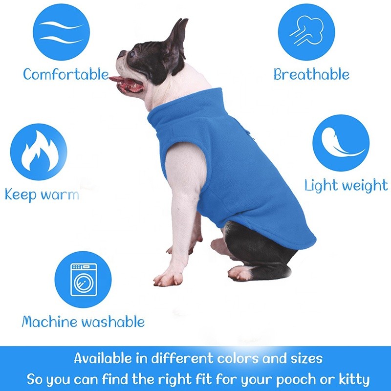 Puppy Clothing Supplier - Fleece French Bulldog Pug Costumes