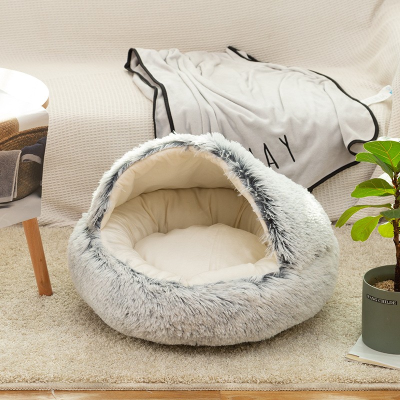 Pet Nest Supplier - Stocked Fleece Warm Semi-enclosed