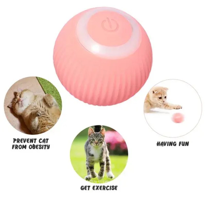 Cat Ball Toy Supplier - Electric Automatic Rolling Smart
