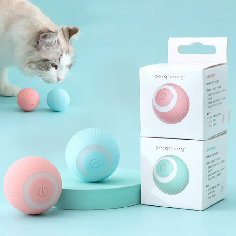 Cat Ball Toy Supplier - Electric Automatic Rolling Smart