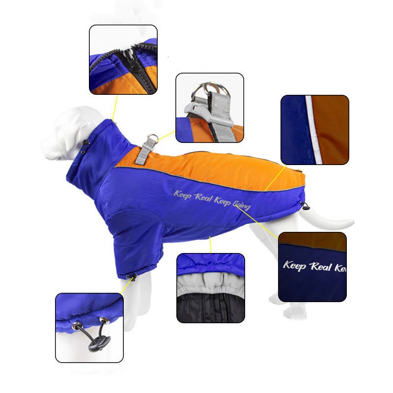 Dog Cotton-padded Coat Supplier - Detachable Liner Dual Purpose