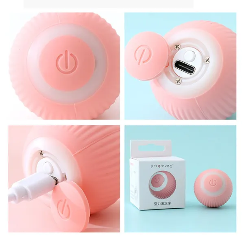 Cat Ball Toy Supplier - Electric Automatic Rolling Smart