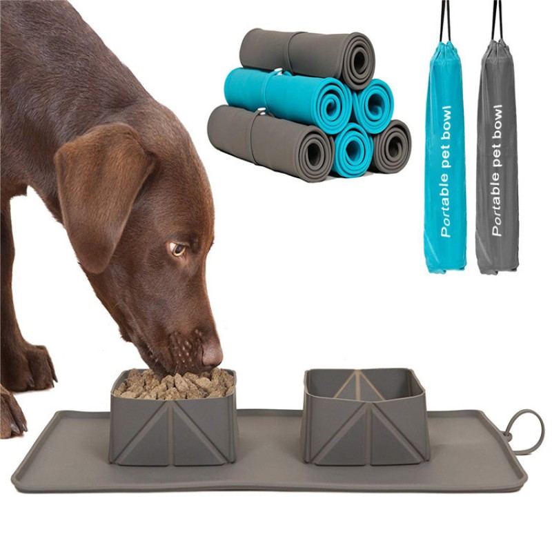 Pet Food Mat Factory - Roll Up Foldable Collapsible Silicone
