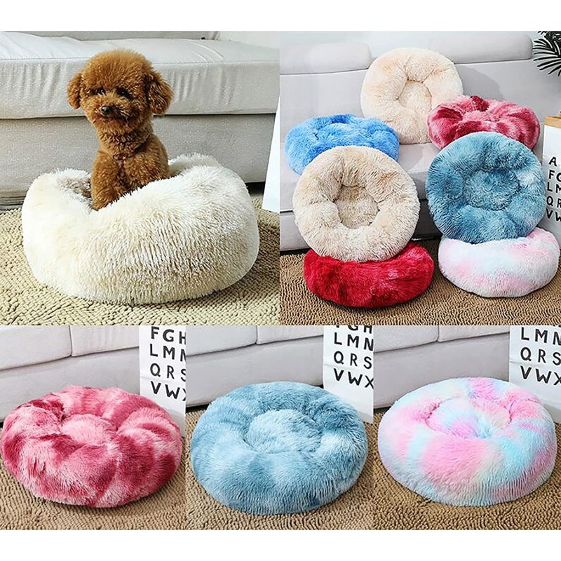 Dog Cushion Manufacturer - Super Soft Plush Donut Portable