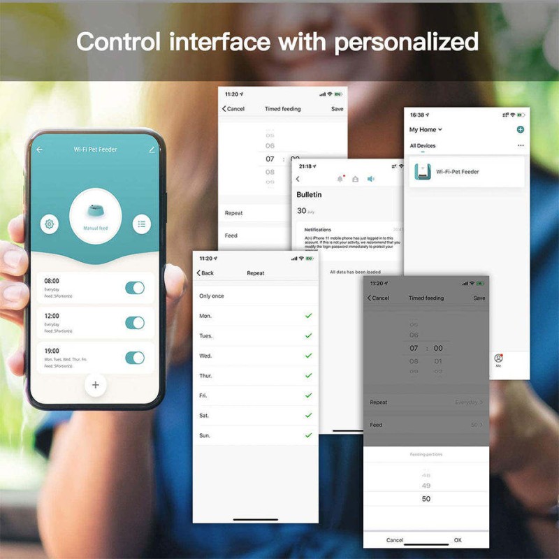 Smart Feeder Supplier - Phone App Control Timed Camera
