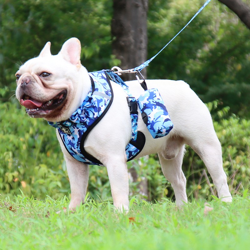 Dog Vest Set Manufacturer - Camo Print Step in 4-Pieces