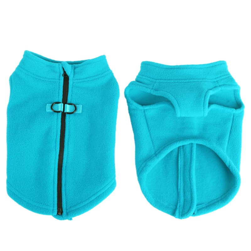 Dog Vest Supplier - Polar Fleece Zip Neckline Autumn