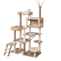 Cat Scratching Board Supplier - Customizable Wooden Climbing Toy