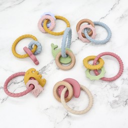 Baby Teether Factory - OEM Animal Bracelet Rattle Chew