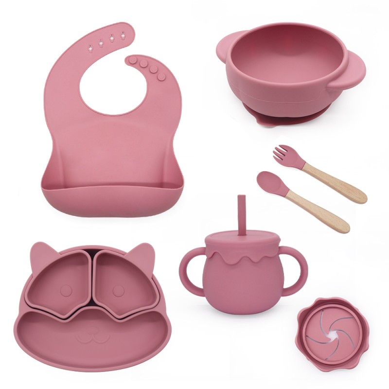 Baby Weaning Set Manufacturer - OEM Non Spill Animal Plate
